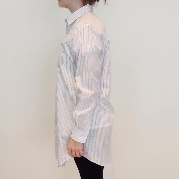 Eileen M Custom Designed Checkered Button Down Tunic - Picture 5 of 9